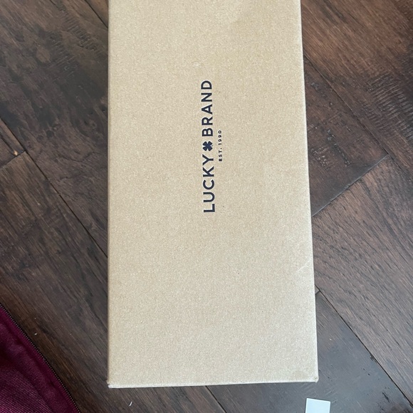 Lucky Brand Women's Shimmering Pink Tan Ballet Flats - Picture 8 of 8